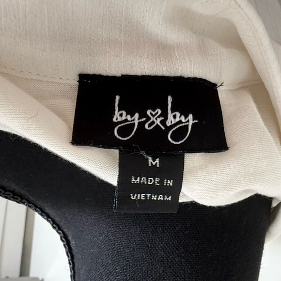 by & by Asymmetrical White Cut Out Blouse - Picture 3 of 6